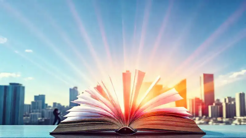 Libro iluminado inspira ciudad y profesionales