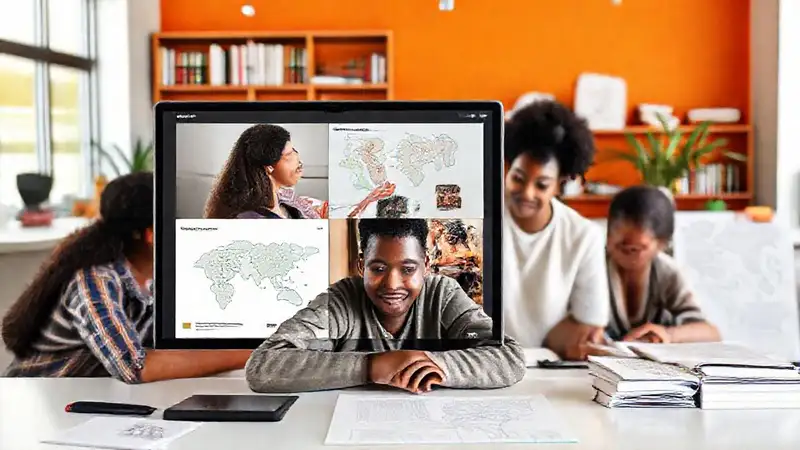 Plataforma educativa moderna y diversa en línea