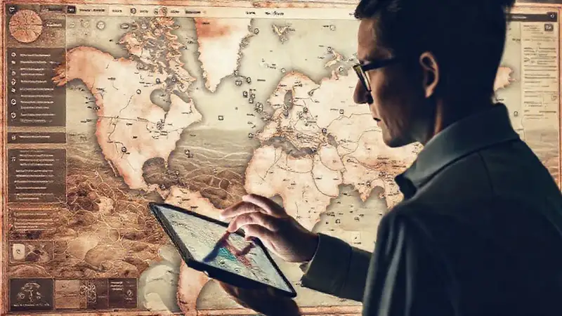 Mapas históricos interactivos con datos y tendencias