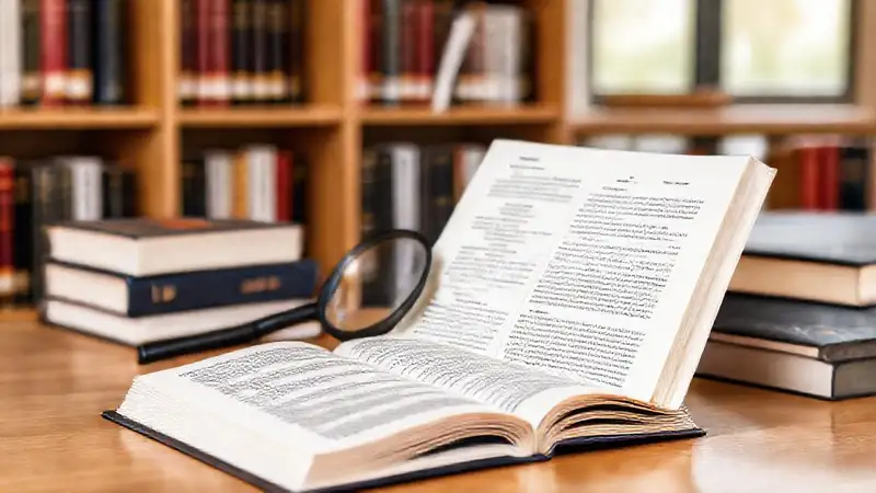 Mostrador de biblioteca con libros y revistas
