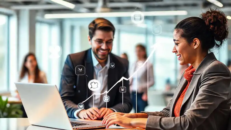 Red profesional y conexiones digitales diversas