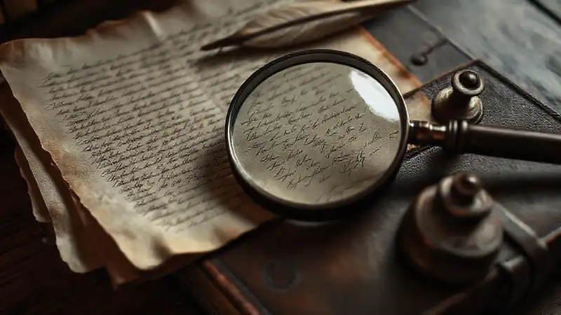 Documentos históricos con notas escritas antiguas