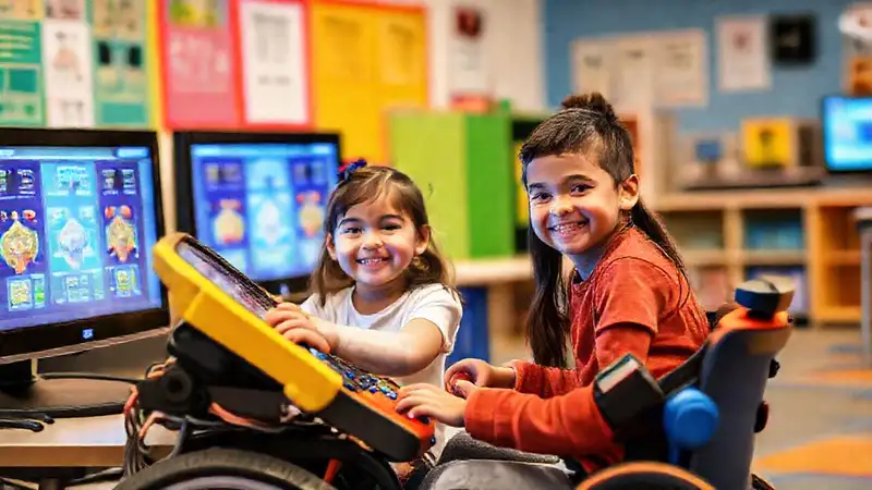 Tecnología educativa inclusiva para niños con discapacidad