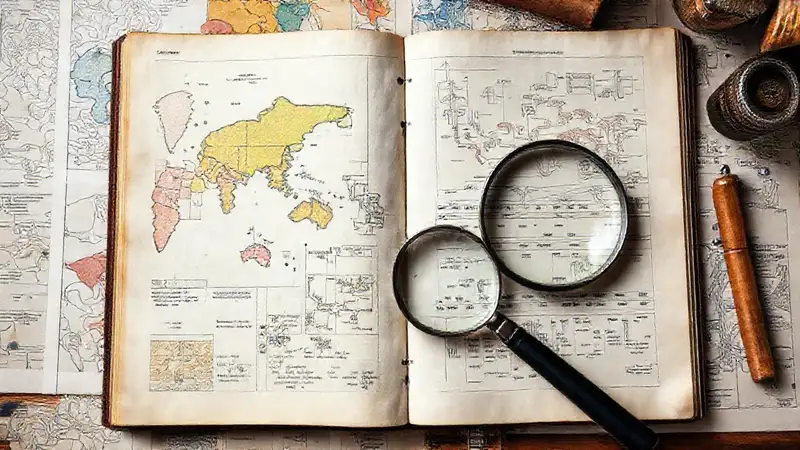 Estudio histórico visual y organizado con esquemas