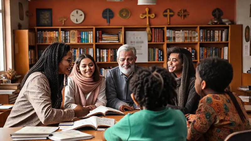 Maestros y estudiantes en diálogo inclusivo y vibrante