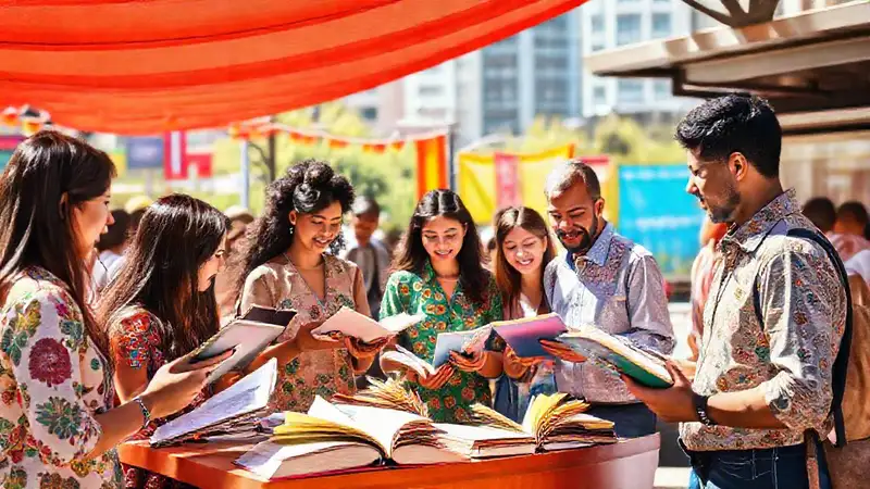 Plataforma cultural vibrante y diversa en ciudad moderna