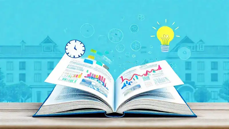 Libro colorido y moderno en campus universitario