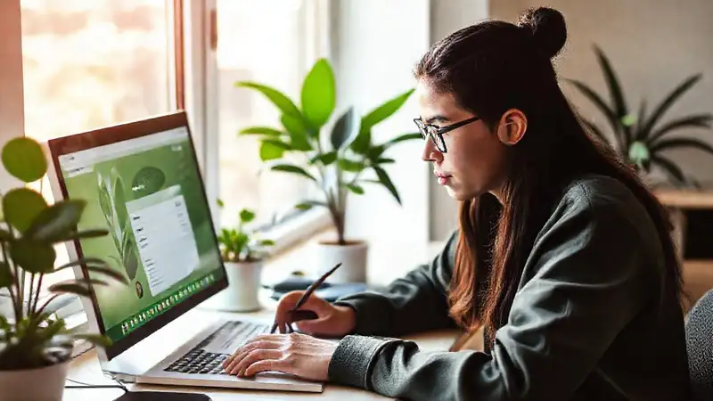Estudiante solicita beca en entorno ecológico