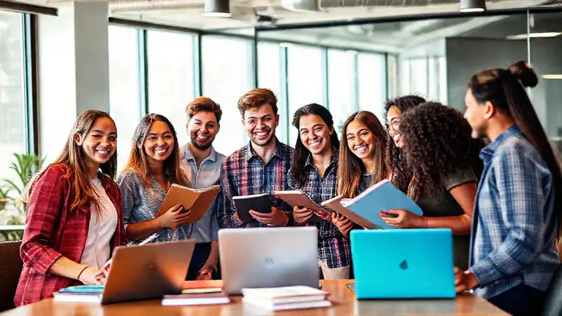 Estudiante universitario triunfa en pasantía moderna