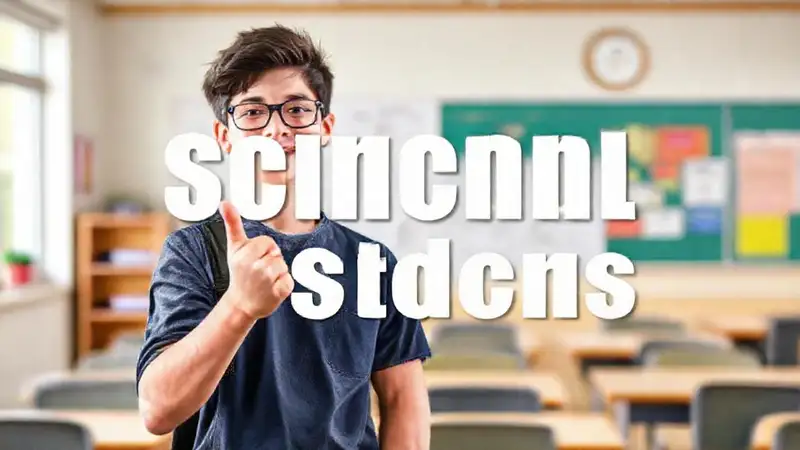 Estudiante cambia de materia en aula moderna