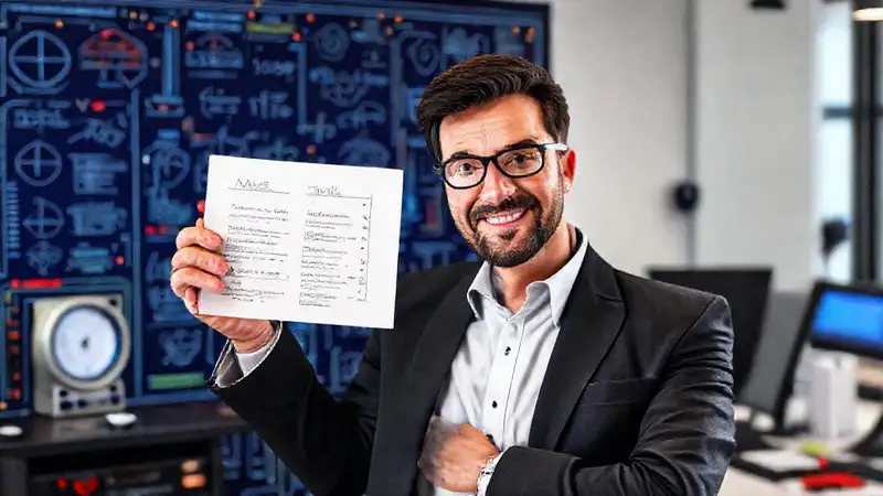 Currículum técnico profesional en entorno moderno digital