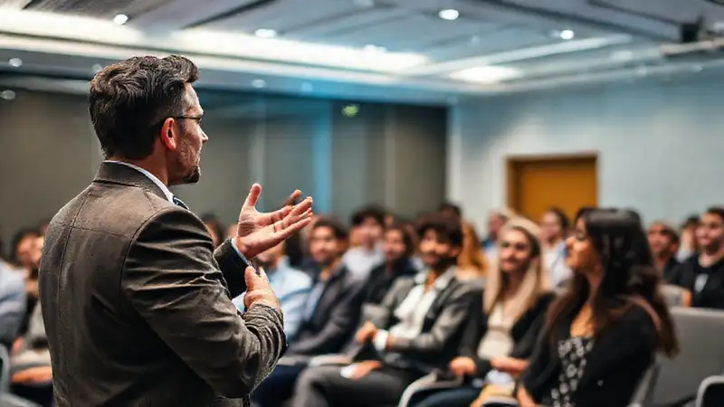 Ponente seguro en un seminario dinámico