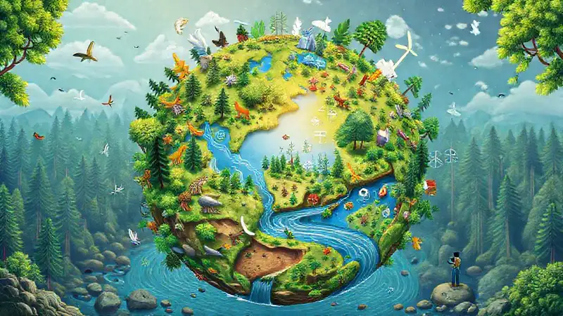 Tierra diversa, ecológica y llena de vida
