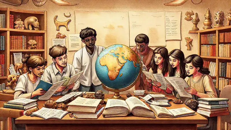Libros, investigadores, artefactos y mundo académico