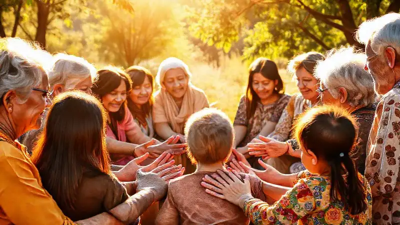 Comunidad unida y solidaria en armonía