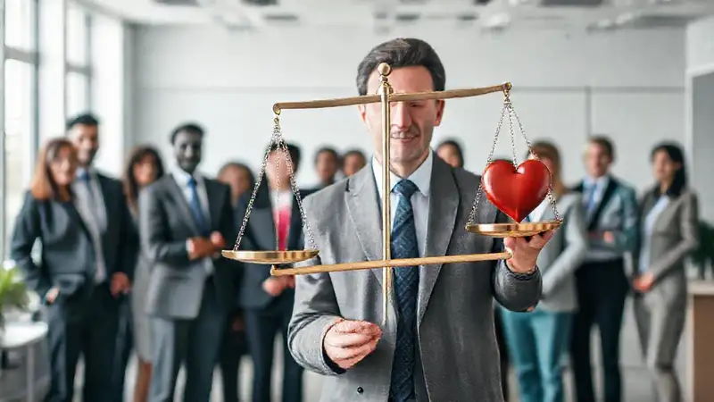 Psicólogo ético en entorno profesional confiable