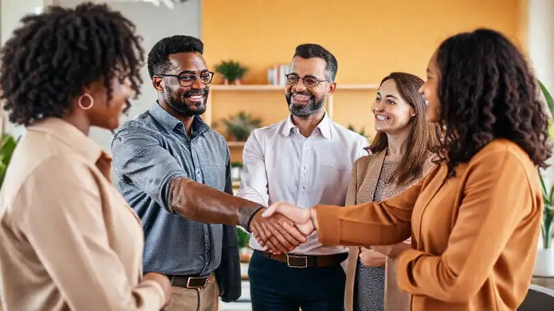 Psicólogo profesional en ambiente cálido y colaborativo