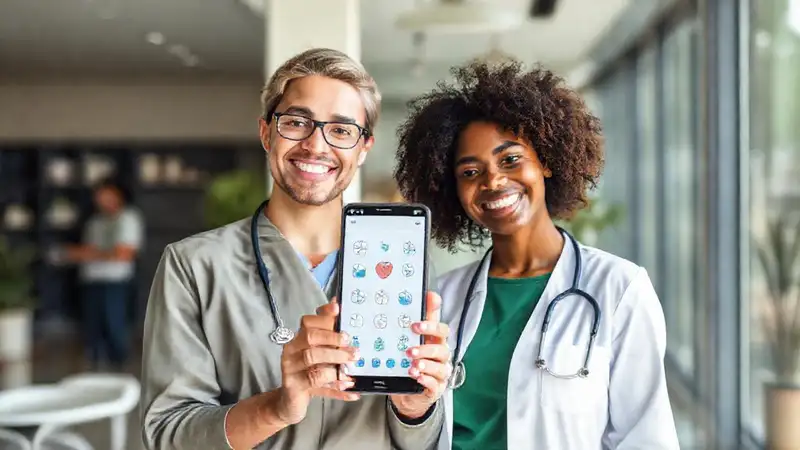 Asistentes de salud con tecnología y bienestar