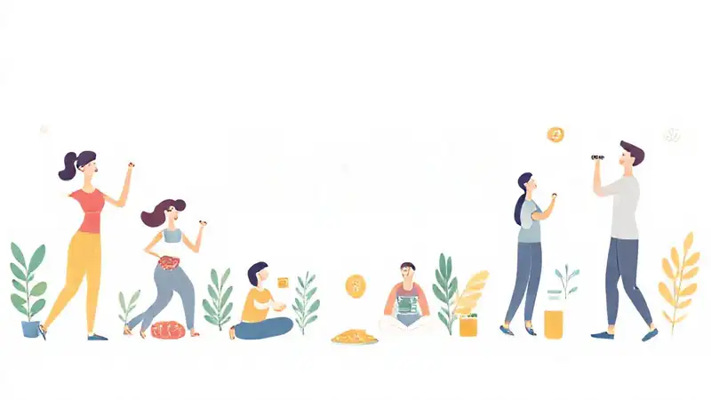 Blog de salud con ilustraciones vibrantes y amigables