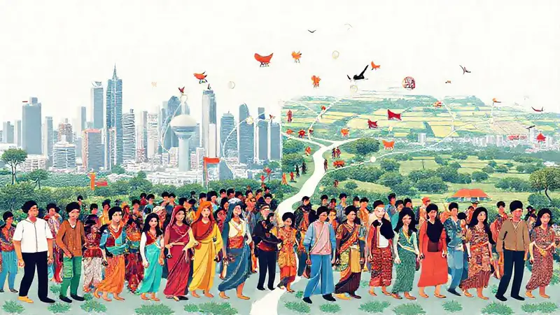 Diversa cultura en ciudad y campo interconectados