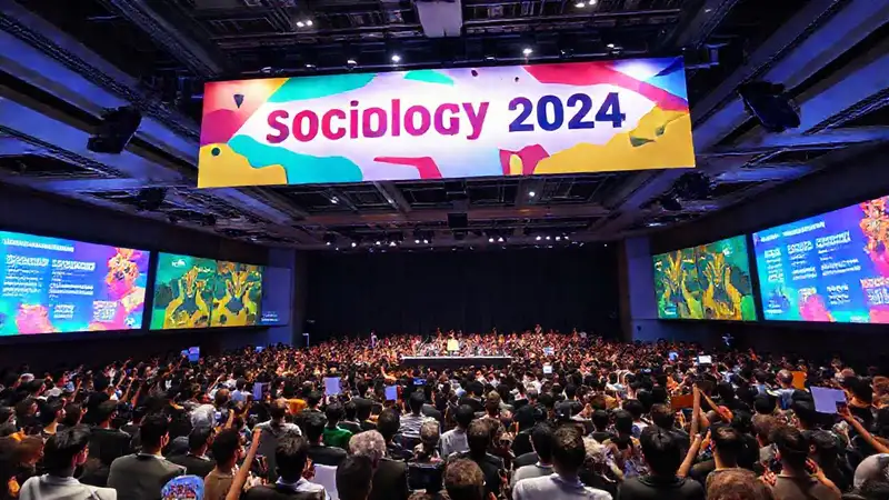 Conferencia sociología 2024 llena de energía