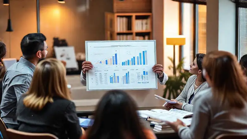 Sociólogo analiza datos en entorno colaborativo