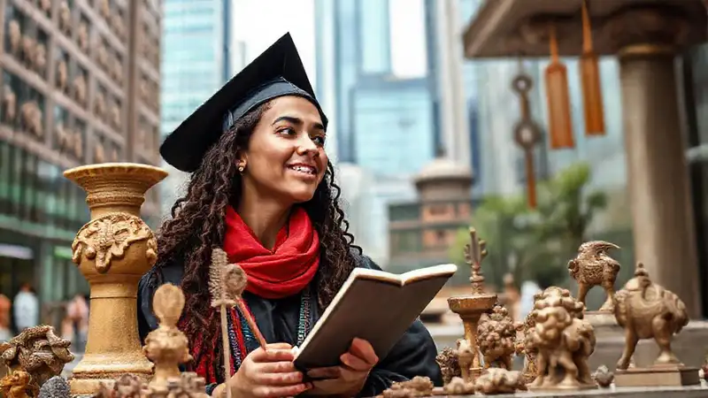 Graduado en antropología estudia artefactos y cultura