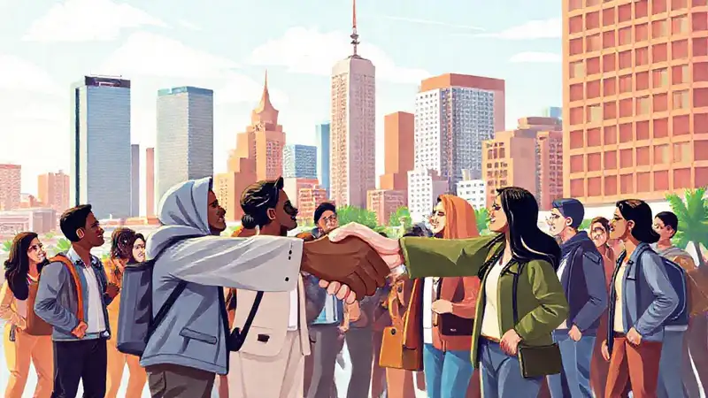 Migrantes unidos en ciudad diversa e inclusiva
