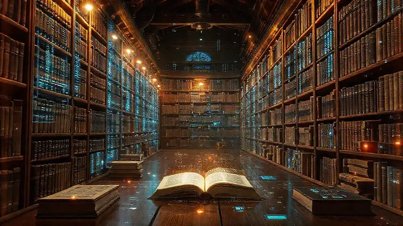 Biblioteca digital con historia y tecnología fusionadas