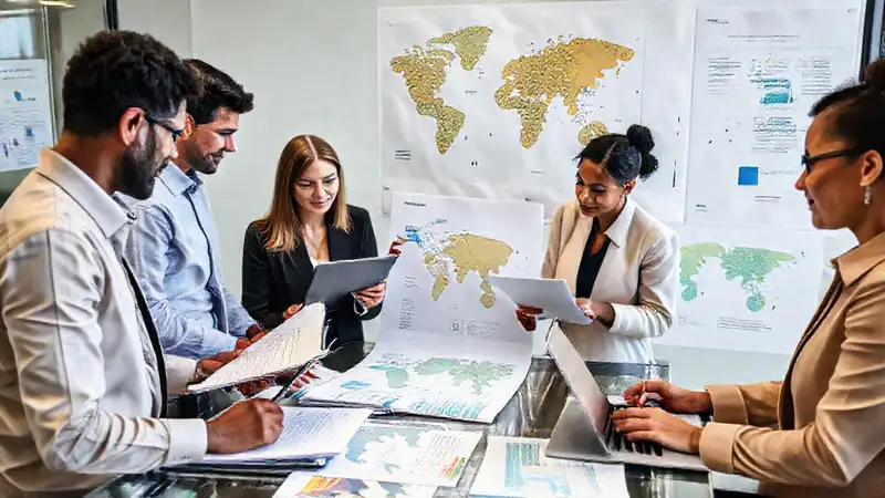 Análisis profesional de datos y mapas globales