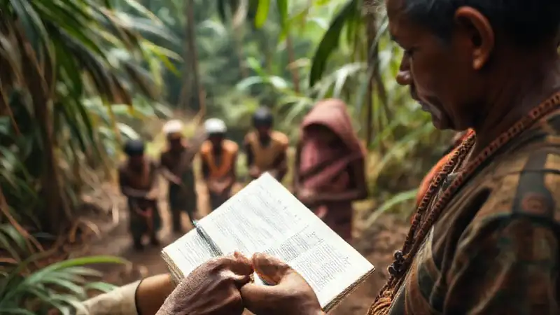Antropólogo registra cultura indígena en la jungla
