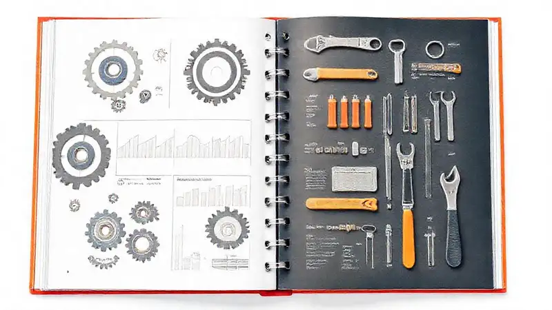 Libro dual: teórico y práctico con diseño limpio