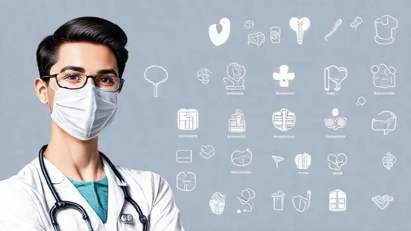 Currículum personalizado con iconos médicos y color