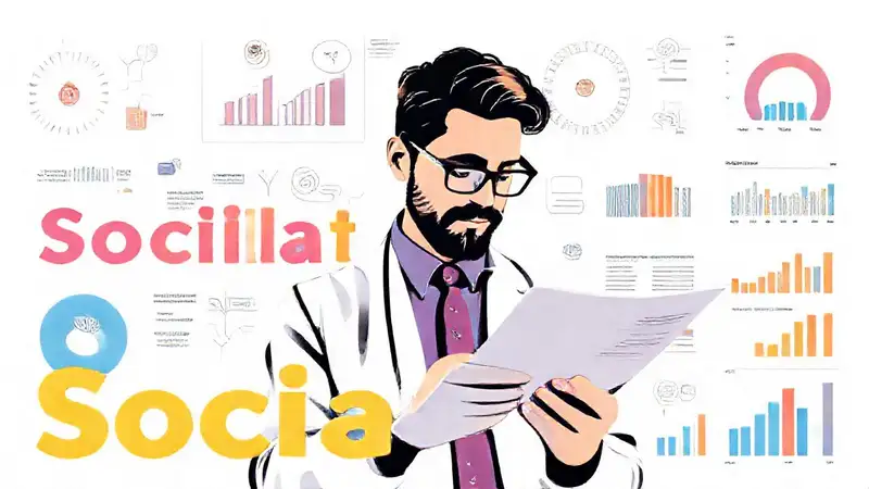 Sociólogo analiza documentos con diseño moderno