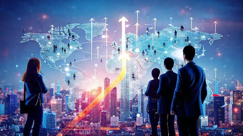 Mapa de networking profesional global y dinámico