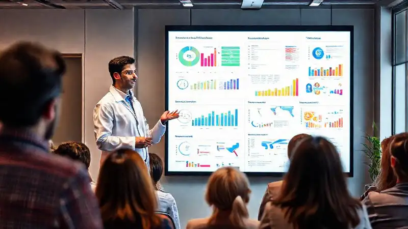 Presentación visual de datos sociológicos atractiva y profesional