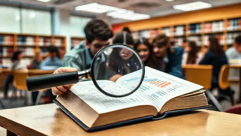 Estudiantes estudian sociología en biblioteca moderna