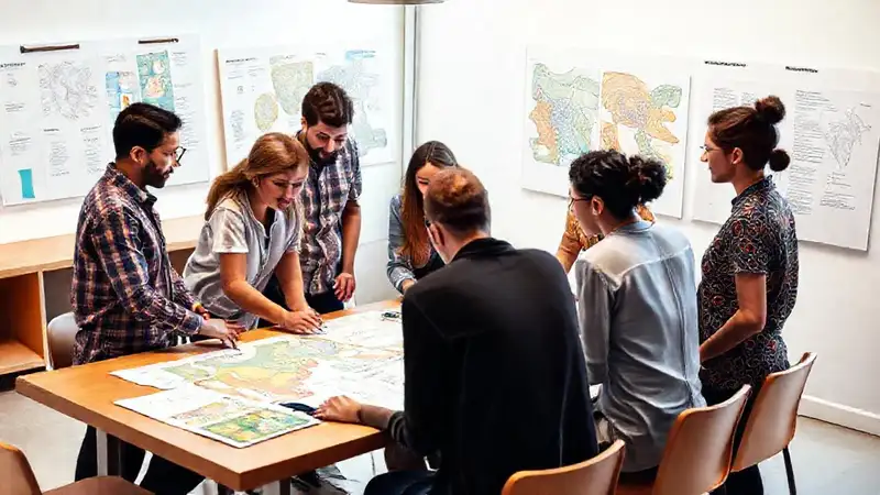 Investigadores colaborando en antropología y comunidad