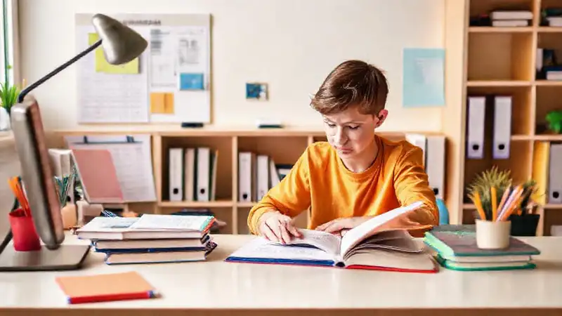 Consejos de estudio y un espacio organizado