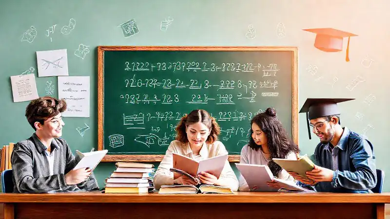 Iconos educativos y de éxito académico modernos