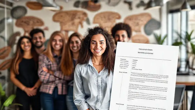 Currículum y carta en ambiente profesional moderno