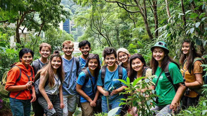 Prácticas ambientales en entornos naturales y urbanos
