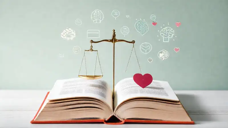 Libro con ética y psicología, estilo moderno