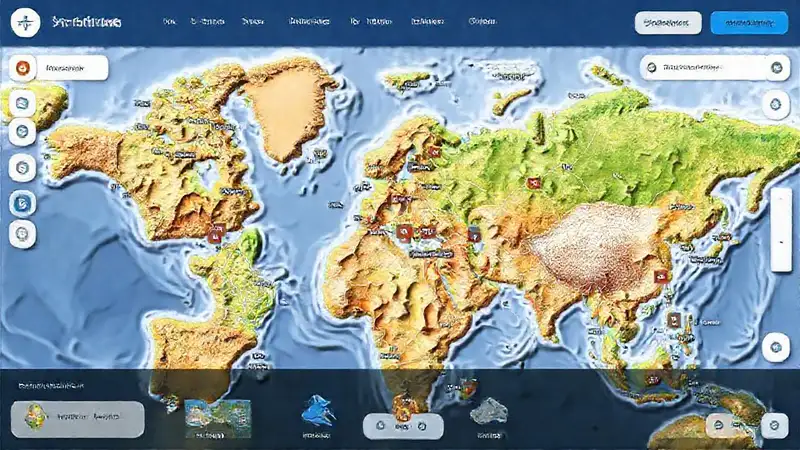 Mapas interactivos con diseño moderno y claro
