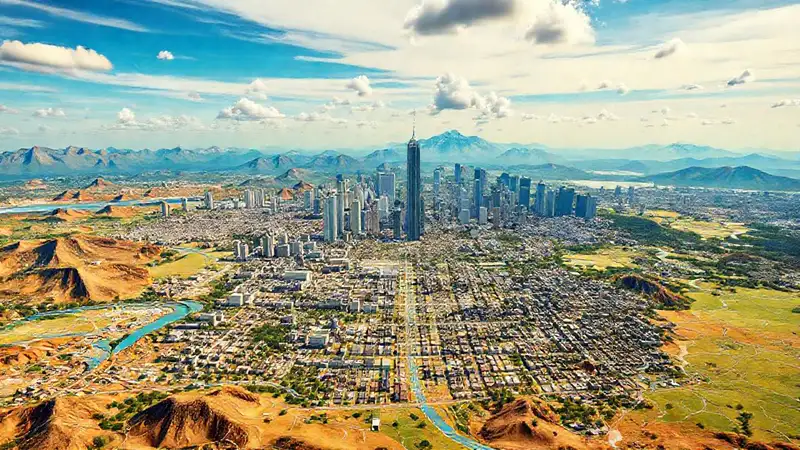 Geógrafos analizan mapas y paisajes diversos