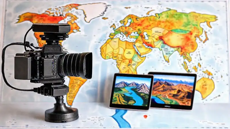 Mapas y videos educativos sobre geografía y naturaleza