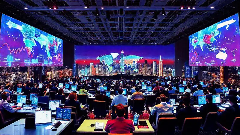 Foros económicos globales con profesionales y tecnologías