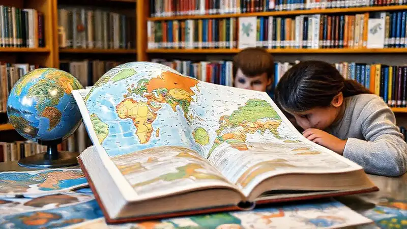 Estudios geográficos con mapas en entorno educativo