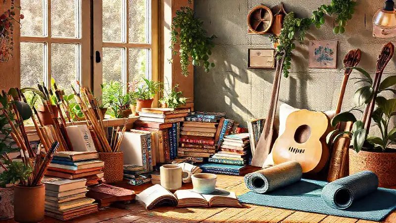 Espacio acogedor para hobbies y bienestar personal