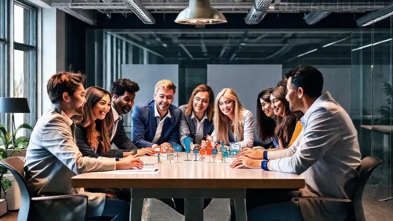 Liderazgo y cooperación en equipo diverso